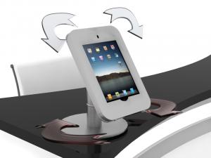 MOD-1371 Rotating iPad Counter Stand (Silver)